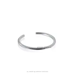 Amor Vincit Omnia Cuff Bangle 925 Sterling Silver